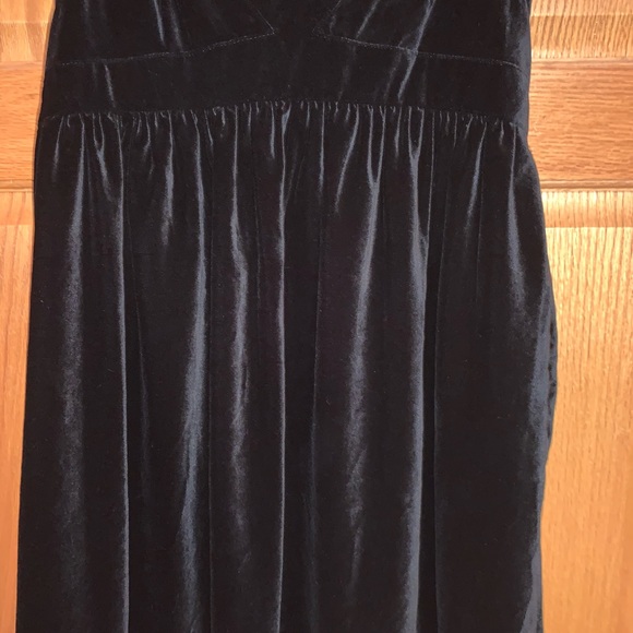 Lands’ End 1963 Velvet Dress - Picture 2 of 3